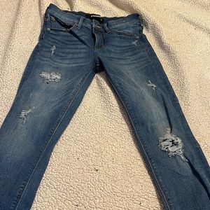Women express jeans